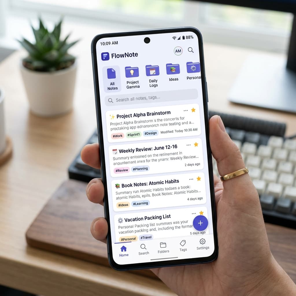 Ứng dụng Ghi chú Nexus